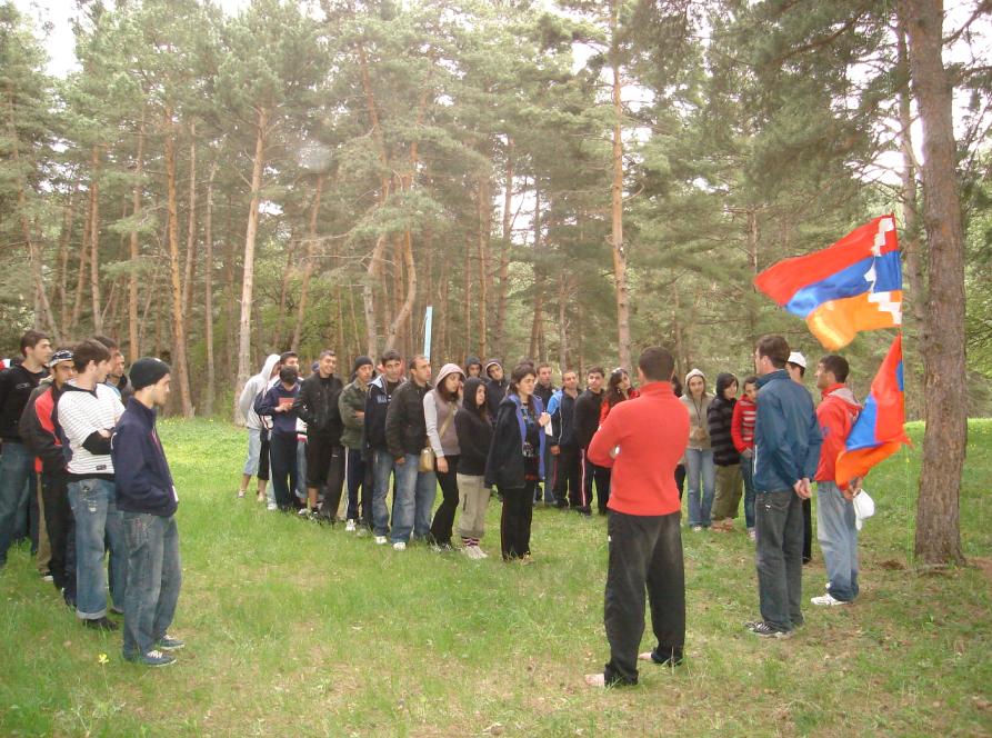 Лагерный поход посвященный 91-летию Первой Армянской Республики 