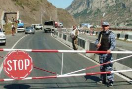 Из-за обрушения скалы в Грузии перекрыт КПП «Верхний Ларс»