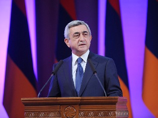 Серж Саргсян: Армения – страна-победитель, она не может быть бедной