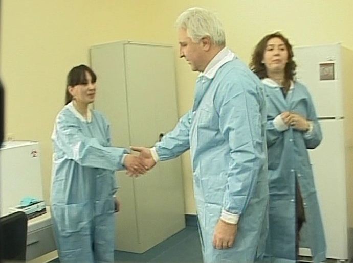 Министр труда здравоохранения и социального развития Андриа Урушадзе открыл в г. Ахалцихе медицинскую лабораторию