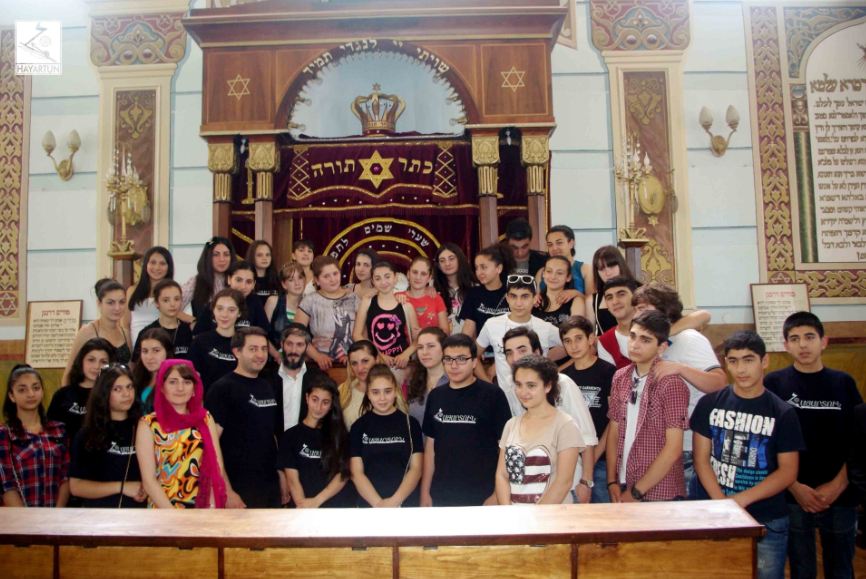 Армянская молодежь посетила Еврейскую Синагогу и Мусульманскую Мечеть Тбилиси