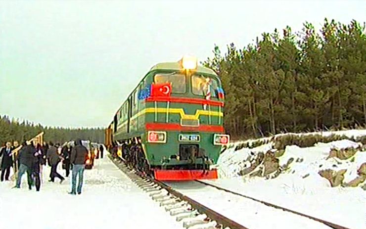 Железная дорога Карс-Ахалкалаки испытана экспериментальным поездом