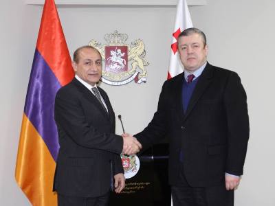 Посол Армении и министр экономики Грузии обсудили вопросы сотрудничества