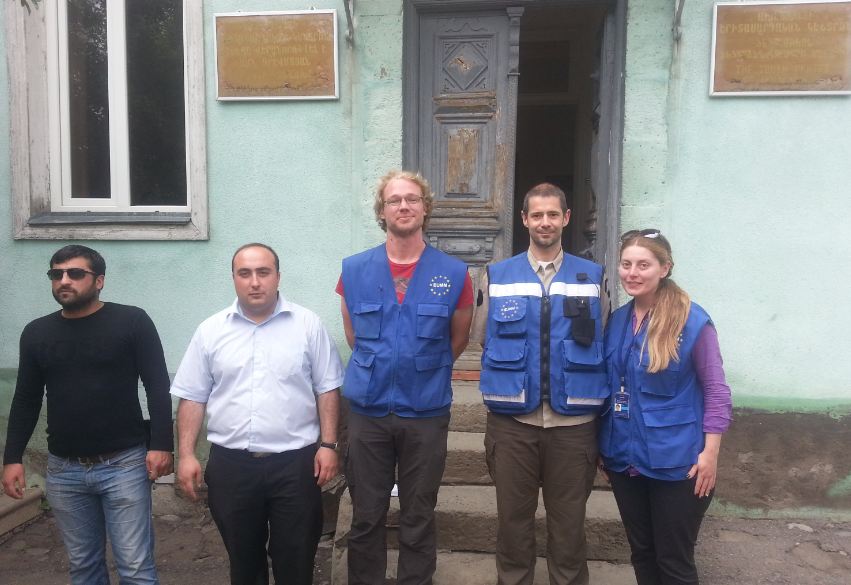 9 июня мониторинговая миссия Евросоюза EUMM посетила регион Самцхе-Джавахети