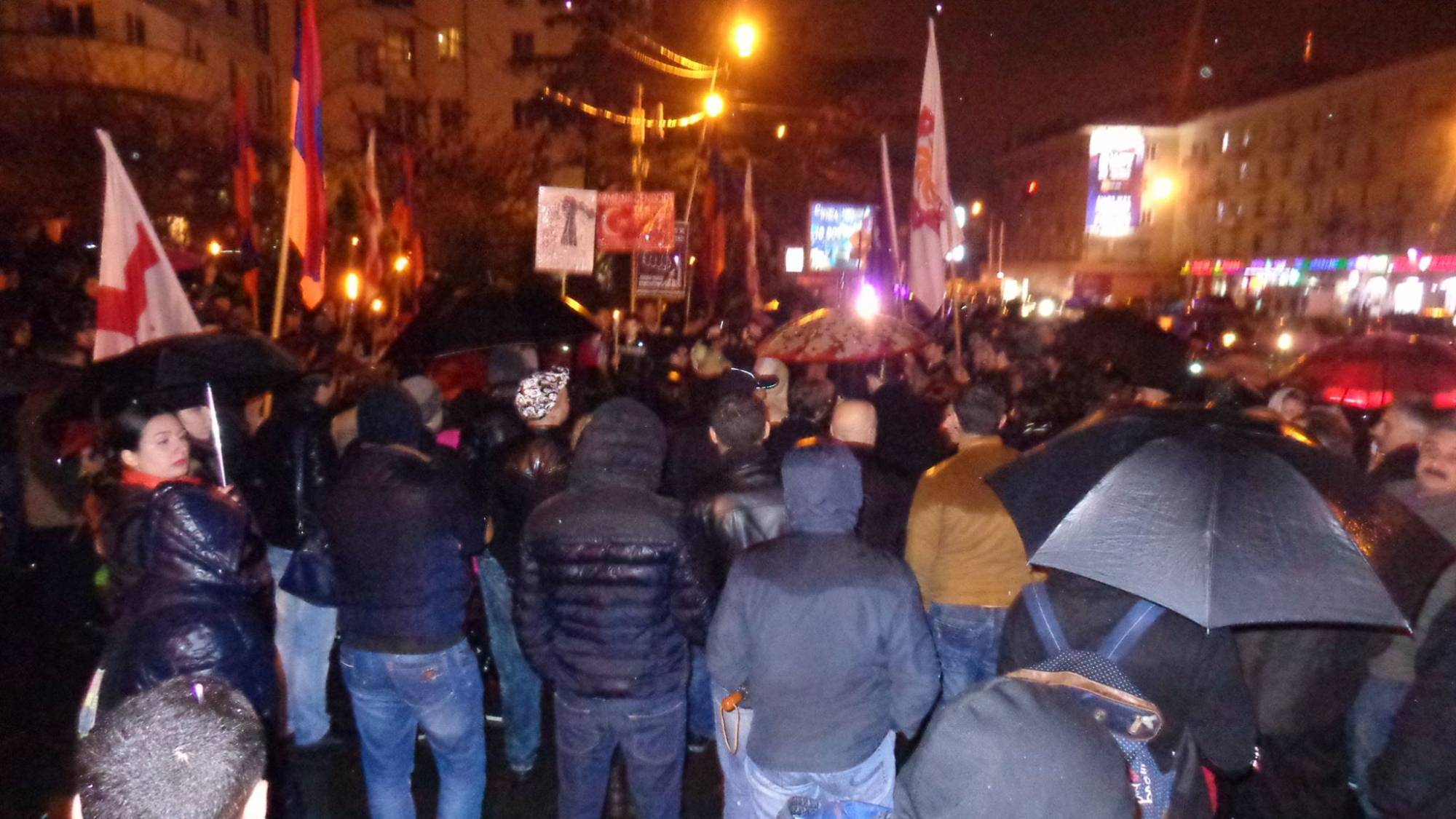 В Тбилиси состоялось факельное шествие посвященное памяти жертв Геноцида Армянского Народа