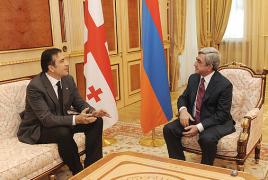 Президенты Армении и Грузии обсудили перспективы сотрудничества