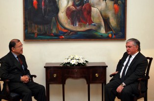 Эдвард Налбандян обсудил с представителем ООН вопросы конкурентоспособности Армении