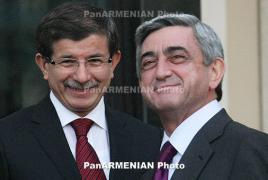 Ахмет Давутоглу и Серж Саргсян в римском автобусе обсудили карабахский конфликт